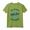 Santa Cruz Ride The Wave Surfer Girl Estate Maglietta - Design Surf California Lifestyle - Regalo Perfetto per Surfisti Appassionati
