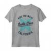 Santa Cruz Ride The Wave Surfer Girl Estate Maglietta - Design Surf California Lifestyle - Regalo Perfetto per Surfisti Appassionati