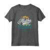 Retro Malibu California - Sole, Sabbia, Surf - Maglietta con Design Spiaggia e Palme - Ideale per Surfers e Turisti