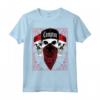 HapTiger Compton - T-shirt a bandana con teschio e bandana - Stile Gangster Los Angeles - Ideale per gli amanti dello streetwear