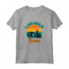 Caravan Queen - Maglietta Donna per Campeggio - Regina del Caravan - Ideale come Regalo per Amanti del Campeggio