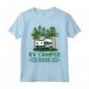 Camper Caravan Roulotte - Camperista Campeggio Maglietta - Ideale per gli Amanti dell'Avventura on the Road