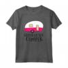 Campeggiatore Regina Del Camper - Maglietta Divertente per Mamme Camper - Ideale per Regalo a Tema Campeggio