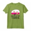 Campeggiatore Regina Del Camper - Maglietta Divertente per Mamme Camper - Ideale per Regalo a Tema Campeggio