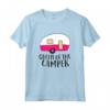 Campeggiatore Regina Del Camper - Maglietta Divertente per Mamme Camper - Ideale per Regalo a Tema Campeggio