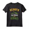 Gli scout possono cambiare il mondo - Divertente Maglietta Scouting per Amanti dell'Escursionismo e del Campeggio - Ideale per Regalo di Compleanno o Natale