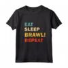 Lets BRAWL! School is Cool but Brawl is Cooler - Let's Be Stars Maglietta - Design by Team HapTiger for Videogame Enthusiasts