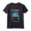 Il Camper Sta Chiamando - Divertente Maglietta per Campeggio - Regalo Ideale per Appassionati e Proprietari