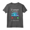 Il Camper Sta Chiamando - Divertente Maglietta per Campeggio - Regalo Ideale per Appassionati e Proprietari