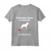 Pastore Tedesco Divertente - Il Mio Pastore Tedesco Sta Chiamando - Maglia a Manica Corta Regalo per Amanti dei Cani