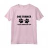 Dog Trainer I Speak Human & Dog - Maglietta Divertente per Proprietari di Cani - Ideale come Regalo per Addestratori di Cani