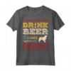 Pastore Australiano Papà Beer Drink Hang Birra Hang - Maglietta Vint per Amanti dei Cani Australiani - Regalo Divertente per Amanti della Birra