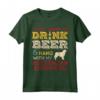 Pastore Australiano Papà Beer Drink Hang Birra Hang - Maglietta Vint per Amanti dei Cani Australiani - Regalo Divertente per Amanti della Birra
