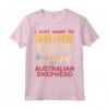 Pastore Australiano Papà Beer Drink Hang Birra Hang - Maglietta Vint per Amanti dei Cani Australiani - Regalo Divertente per Amanti della Birra