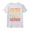 Pastore Australiano Papà Beer Drink Hang Birra Hang - Maglietta Vint per Amanti dei Cani Australiani - Regalo Divertente per Amanti della Birra