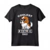 Coolest Cavalier King Charles Spaniel Dad - Cane Maglietta per Proprietari di Cavalier King Charles Spaniel - Regalo per Amanti dei Cani