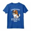 Coolest Cavalier King Charles Spaniel Dad - Cane Maglietta per Proprietari di Cavalier King Charles Spaniel - Regalo per Amanti dei Cani
