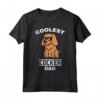 Coolest Cocker Spaniel Dad - Cane Maglietta per Proprietari di Cocker Spaniel - Ideale per gli Amanti dei Cani