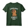 Coolest Cocker Spaniel Dad - Cane Maglietta per Proprietari di Cocker Spaniel - Ideale per gli Amanti dei Cani
