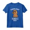 Coolest Cocker Spaniel Dad - Cane Maglietta per Proprietari di Cocker Spaniel - Ideale per gli Amanti dei Cani