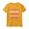 Magliette Donna Manica Lunga Divertenti - Attenzione Mordo Maglia a Manica - Ideale per Amanti dei Cani - Marca HapTiger