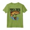Porca Trota Pescar - Maglietta Idea Regalo per Pescatori - Perfetta per Natale o Compleanno
