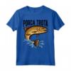 Porca Trota Pescar - Maglietta Idea Regalo per Pescatori - Perfetta per Natale o Compleanno