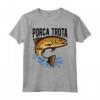 Porca Trota Pescar - Maglietta Idea Regalo per Pescatori - Perfetta per Natale o Compleanno