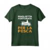 Regalo Pesca Maglietta Fortunata per Pescatore - Ideale Accessorio da Pesca