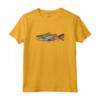 Fab Four Trout T-Shirt HapTiger Pesca - Regalo Maglietta per Pescatori - Ideale per Pesca sul Fiume o sul Lago