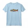 Fab Four Trout T-Shirt HapTiger Pesca - Regalo Maglietta per Pescatori - Ideale per Pesca sul Fiume o sul Lago