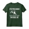 Sto Pescando Pescare Fishing Club Di Pesca - Maglietta Regalo per Pescatore - Completo da Pesca per Natale e Compleanno
