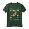 My Kayak Is Calling - T-Shirt Kayak Divertente per Uomini, Donne e Bambini - Ideale per Festa del Papà, Compleanni e Natale