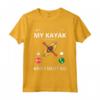 My Kayak Is Calling - T-Shirt Kayak Divertente per Uomini, Donne e Bambini - Ideale per Festa del Papà, Compleanni e Natale