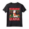 Divertente Brutto Natale Cute Lama Maglietta - Regali Lama di Natale per Adolescenti e Bambini - Ideale per Compleanno, San Valentino