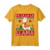 Divertente Brutto Natale Cute Lama Maglietta - Regali Lama di Natale per Adolescenti e Bambini - Ideale per Compleanno, San Valentino