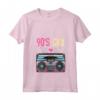 Donna 90's Girl Stile Retro Vintage Birthday Old Radio Maglietta con Collo a V - Design Anni '90 - Regalo Nostalgico per Amiche e Famiglia
