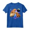Capibara Divertente Galassia Terra e Luna - Maglietta per Amanti dei Capibara - Regalo Unico e Divertente
