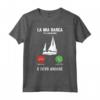 Capitano La Mia Barca Sta Chiamando E Devo Andare - Maglietta per Marinai e Skipper - Regalo Unico per Amanti della Vela