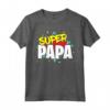Supereroe Maschile Capitano Papà - Maglietta Regalo per la Festa del Papà - Ideale per Compleanno o Regalo