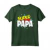 Supereroe Maschile Capitano Papà - Maglietta Regalo per la Festa del Papà - Ideale per Compleanno o Regalo