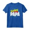 Supereroe Maschile Capitano Papà - Maglietta Regalo per la Festa del Papà - Ideale per Compleanno o Regalo