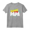 Supereroe Maschile Capitano Papà - Maglietta Regalo per la Festa del Papà - Ideale per Compleanno o Regalo