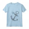Mare Vela Skipper ancora barca marinaio capitano - Maglietta con Collo a V per gli amanti del mare - Ideale come regalo per skipper