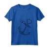 Mare Vela Skipper ancora barca marinaio capitano - Maglietta con Collo a V per gli amanti del mare - Ideale come regalo per skipper
