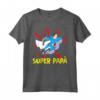 Supereroe Maschile Capitano Papà - Maglietta Regalo per la Festa del Papà - Ideale per Compleanno
