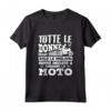 Motocross Motociclista Donna Moto - Vintage Maglietta per Appassionate di Motociclismo - Fantastico Regalo per Guidatrici di Moto