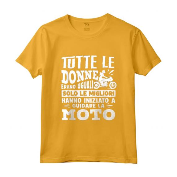 Motocross Motociclista Donna Moto - Vintage Maglietta per Appassionate di Motociclismo - Fantastico Regalo per Guidatrici di Moto