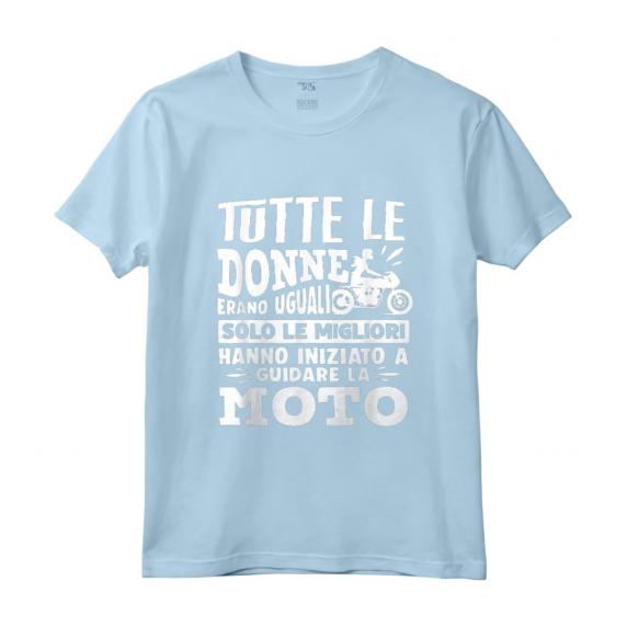 Motocross Motociclista Donna Moto - Vintage Maglietta per Appassionate di Motociclismo - Fantastico Regalo per Guidatrici di Moto