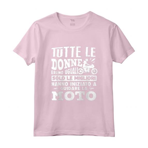 Motocross Motociclista Donna Moto - Vintage Maglietta per Appassionate di Motociclismo - Fantastico Regalo per Guidatrici di Moto